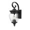 Z-Lite Davina 3 Light Outdoor Wall Light, 9in. W x 21.5in. H, Black 5016M-BK - alternate 1